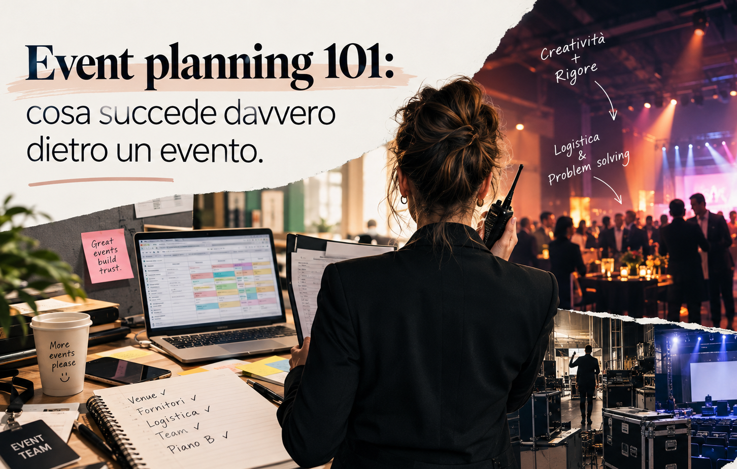 Event planning 101: cosa succede davvero dietro un evento